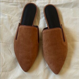 Jenni Kayne Tan Suede Mules